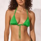 Shimmering Solids Triangle Bikinitop