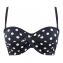 Panache Swim Anya Riva Spot Bandeau Bikinitop Navy Vanilla