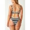 Annadiva Swim Aruba Stripe Bralette Bikinitop Black White