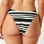 Annadiva Swim Aruba Stripe Brazilian Bikinibroekje Black White