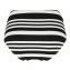 Annadiva Swim Aruba Stripe High Waist Bikinibroekje Black White