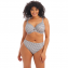 Elomi Swim Checkmate Plunge Bikinitop Grey Marl