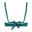 Cyell Flora Teal Halter Bikinitop