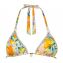 Watercult Dolce Whimsy Triangle Bikinitop Orange Pastels