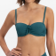 Cyell Flora Teal Bandeau Bikinitop