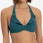 Cyell Flora Teal Halter Bikinitop