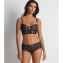 Aubade Flowermania Longline BH Noir