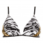 Beachlife Fragments Padded Triangle Bikinitop Met Details