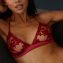 Fleur Of England Gisele Bralette Cranberry