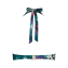 Cyell Ikat Teal Halter Bikinitop