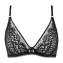 Aubade Illusion Fauve Plunge BH Black