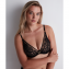 Aubade Illusion Fauve Plunge BH Black