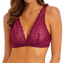 Wacoal Lace Perfection Bralette Red Plum