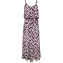 Makro Notion Maxi Dress Creamaubergine