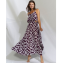 Makro Notion Maxi Dress Creamaubergine