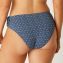 Annadiva Swim Marrakesh Blue Hoog Strikbroekje Art Deco Blue