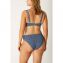 Annadiva Swim Marrakesh Blue Hoog Strikbroekje Art Deco Blue