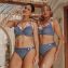 Annadiva Swim Marrakesh Blue Voorgevormde Balconette Bikinitop Art Deco Blue