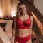 Annadiva Lingerie Première Longline BH Jester Red