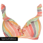 Beachlife x Annadiva Rainbow Plunge Bikinitop