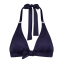 Cyell Badmode Satin Navy Triangle Bikinitop