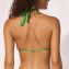 Watercult Shimmering Solids Triangle Bikinitop Green Flash