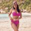 Rosa Faia Shiny Basics Hoog Bikinibroekje Passion Pink