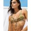 Watercult Sunset Florals Bikinitop Warm Olive