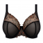 Elomi Teagan Plunge BH Almond Black