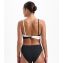 Beachlife Vanilla And Black Twist Bikinitop