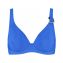 Cyell Badmode Wavy Blue Plunge Bikinitop