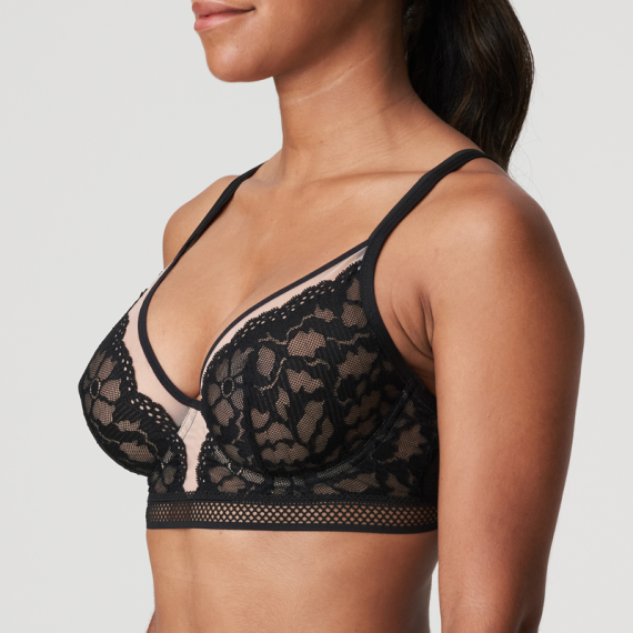 Marie Jo SUTO black plunge bra longline