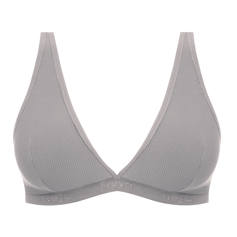 Freya Chill Non Wired Bralette Soft Triangle Top 401317 Cool Grey, Cool  Grey